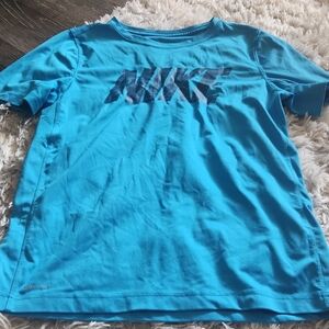 Nike Kids Aqua Blue Short Sleeve Tee